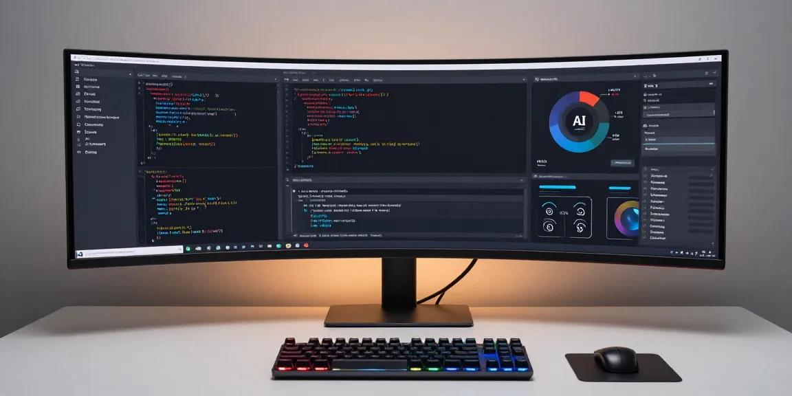 "waygrid API management and AI technology showcased in a modern developer workspace, emphasizing secure software development and cloud solutions."