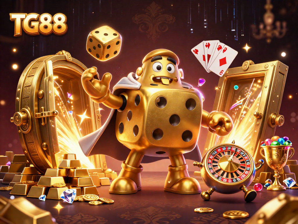 Experience thrilling wins at TG88 with dynamic 3D casino characters and vibrant riches.