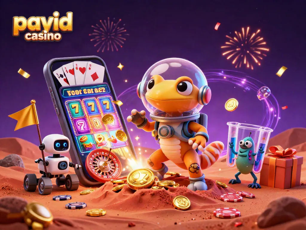 Engage in thrilling gameplay at a payid casino showcasing vibrant slot games and dazzling prizes.