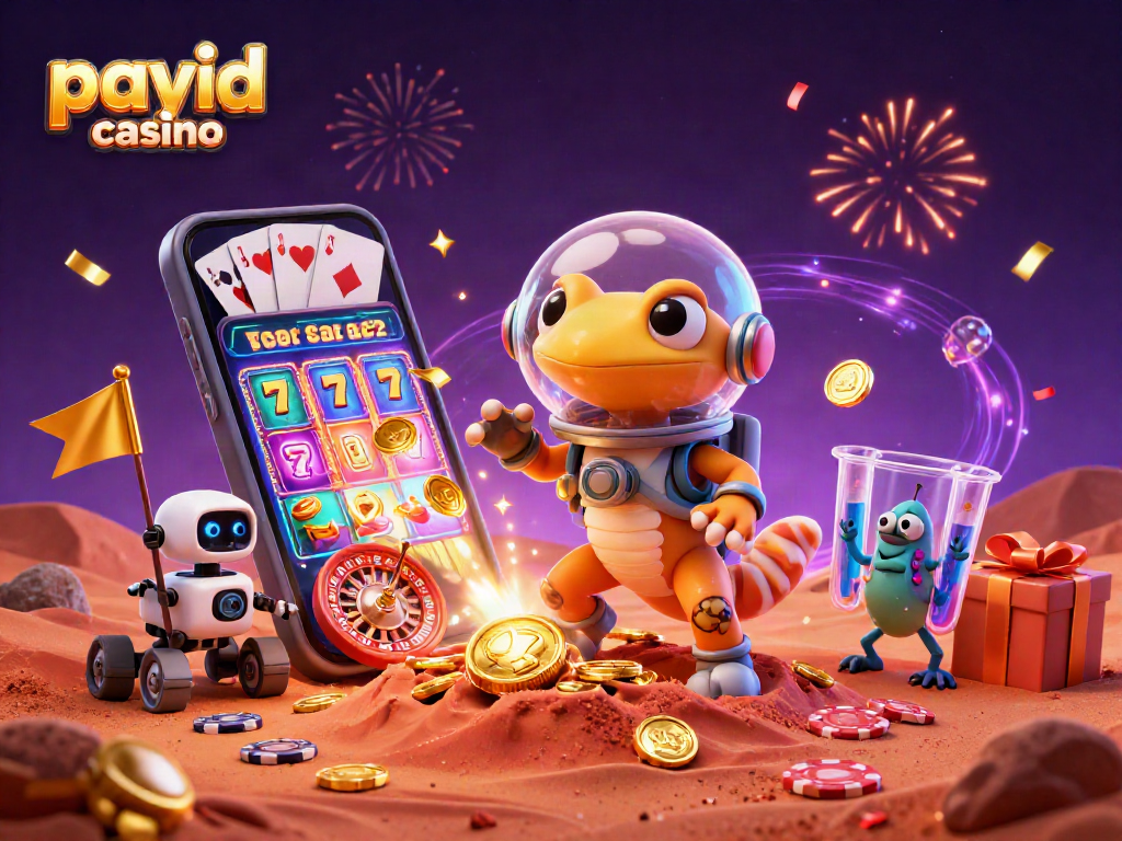 Engage in thrilling gameplay at a payid casino showcasing vibrant slot games and dazzling prizes.
