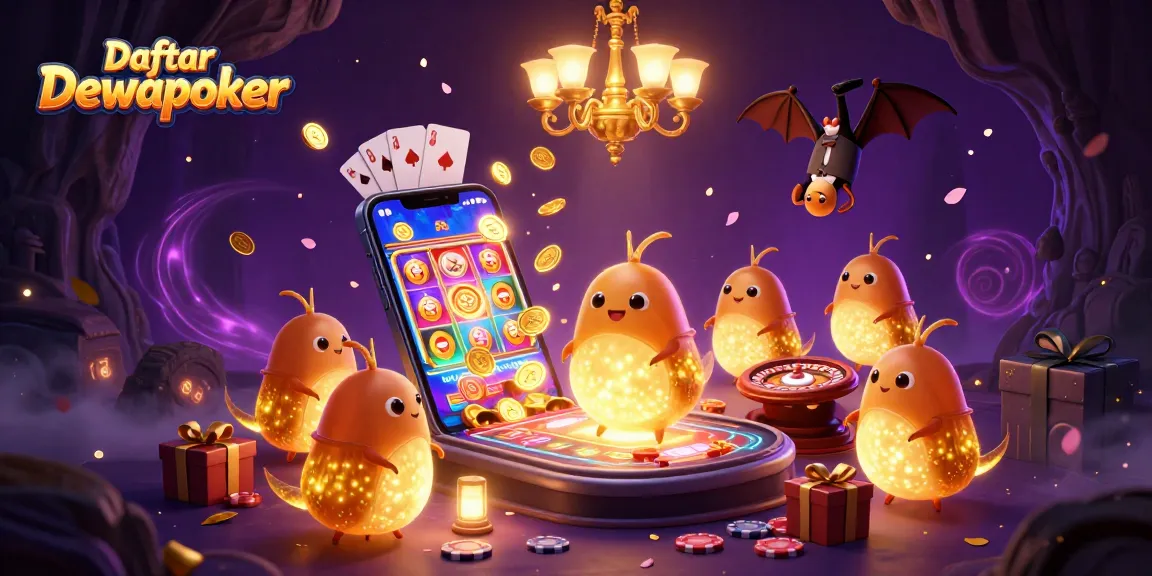 Play slot games at Daftar Dewapoker while enjoying a vibrant casino atmosphere.