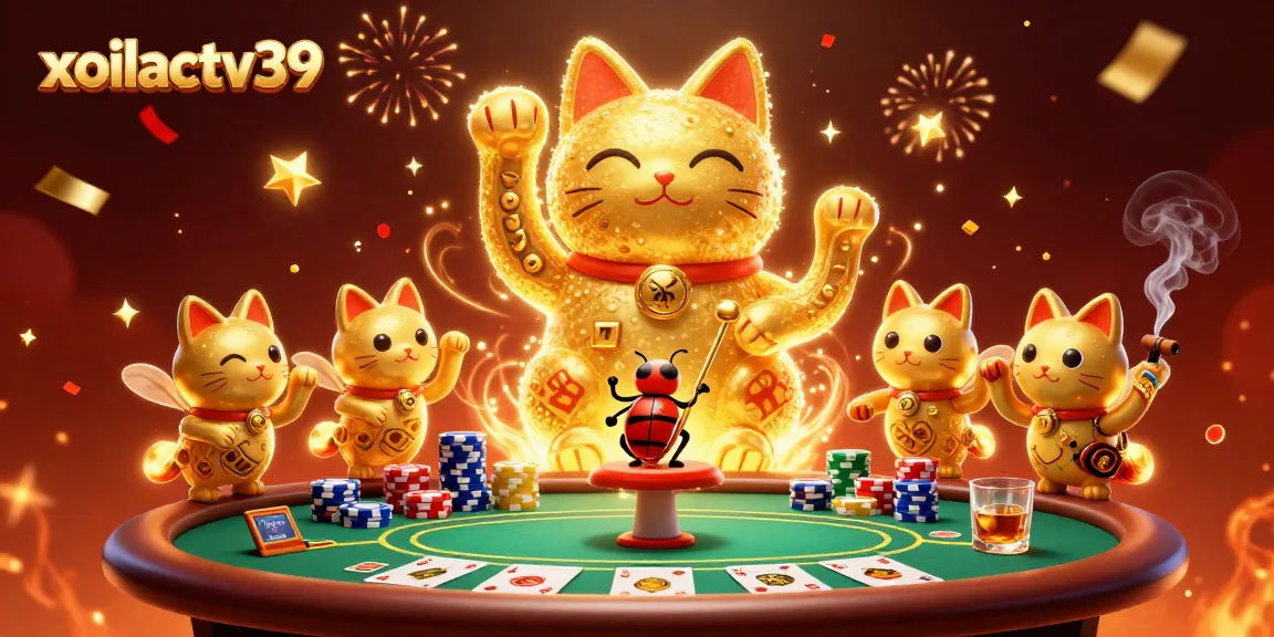 Experience thrilling moments with xoilactv39's vibrant casino adventure featuring lucky symbols.