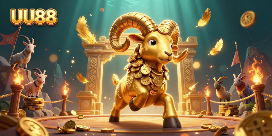 Experience thrilling gameplay at UU88 with our dynamic casino scene featuring our golden ram champion!