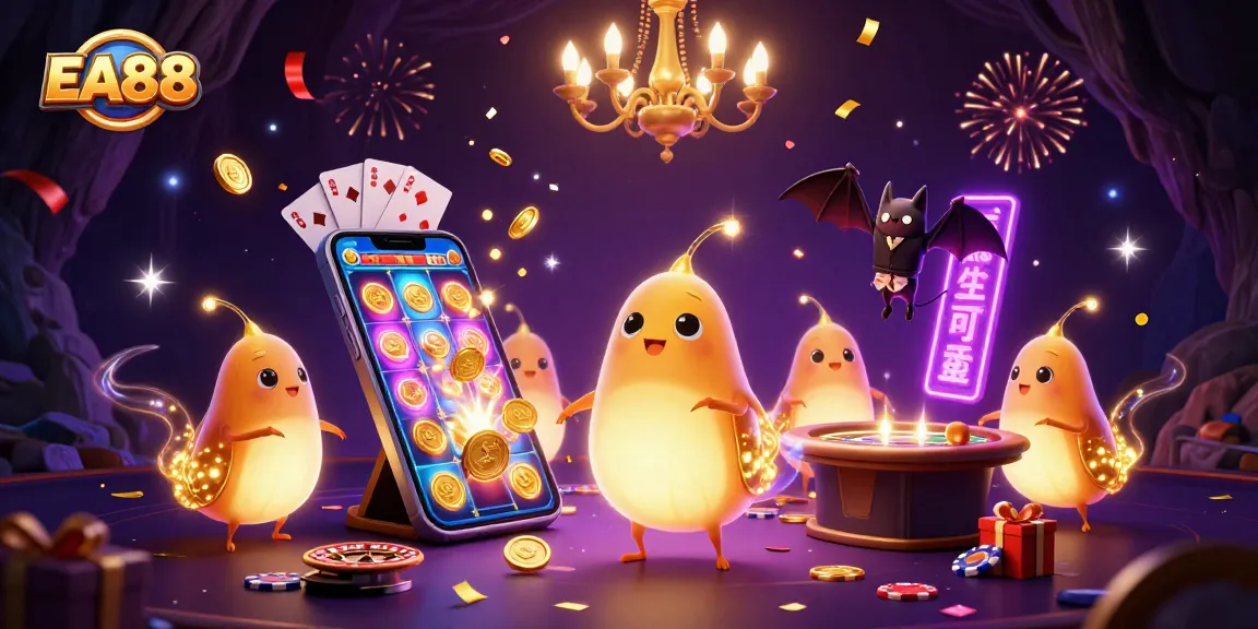 Experience unforgettable thrills at EA88 with captivating glowworm casino ambiance and exciting games.