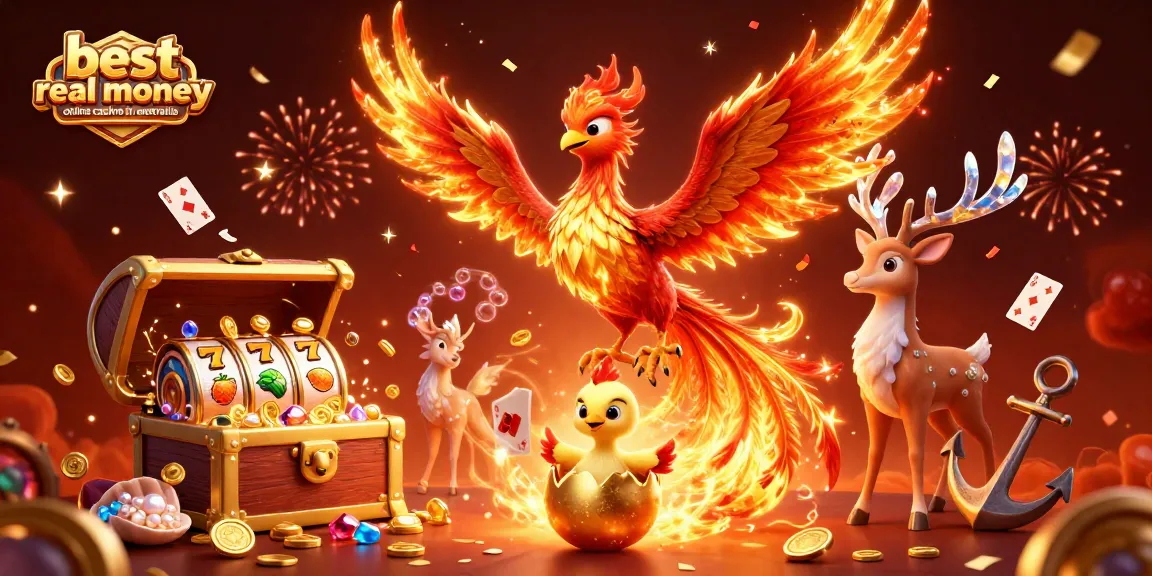 Experience the excitement at the best real money online casino in Australia with vibrant characters and shimmering treasures.