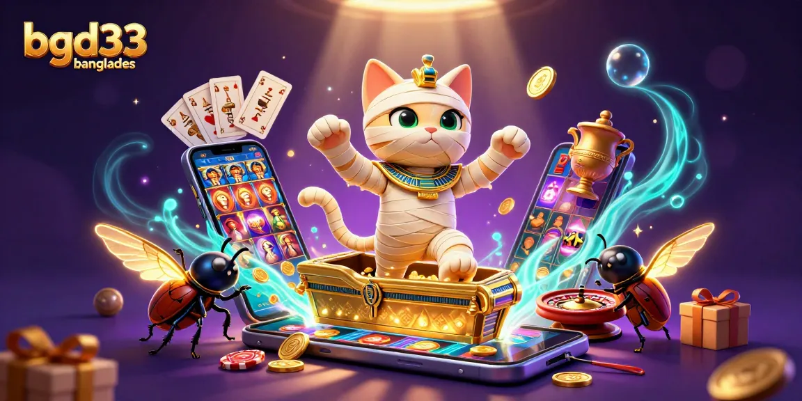 Experience thrilling gaming with bgd33 banglades showcasing a dynamic casino illustration.